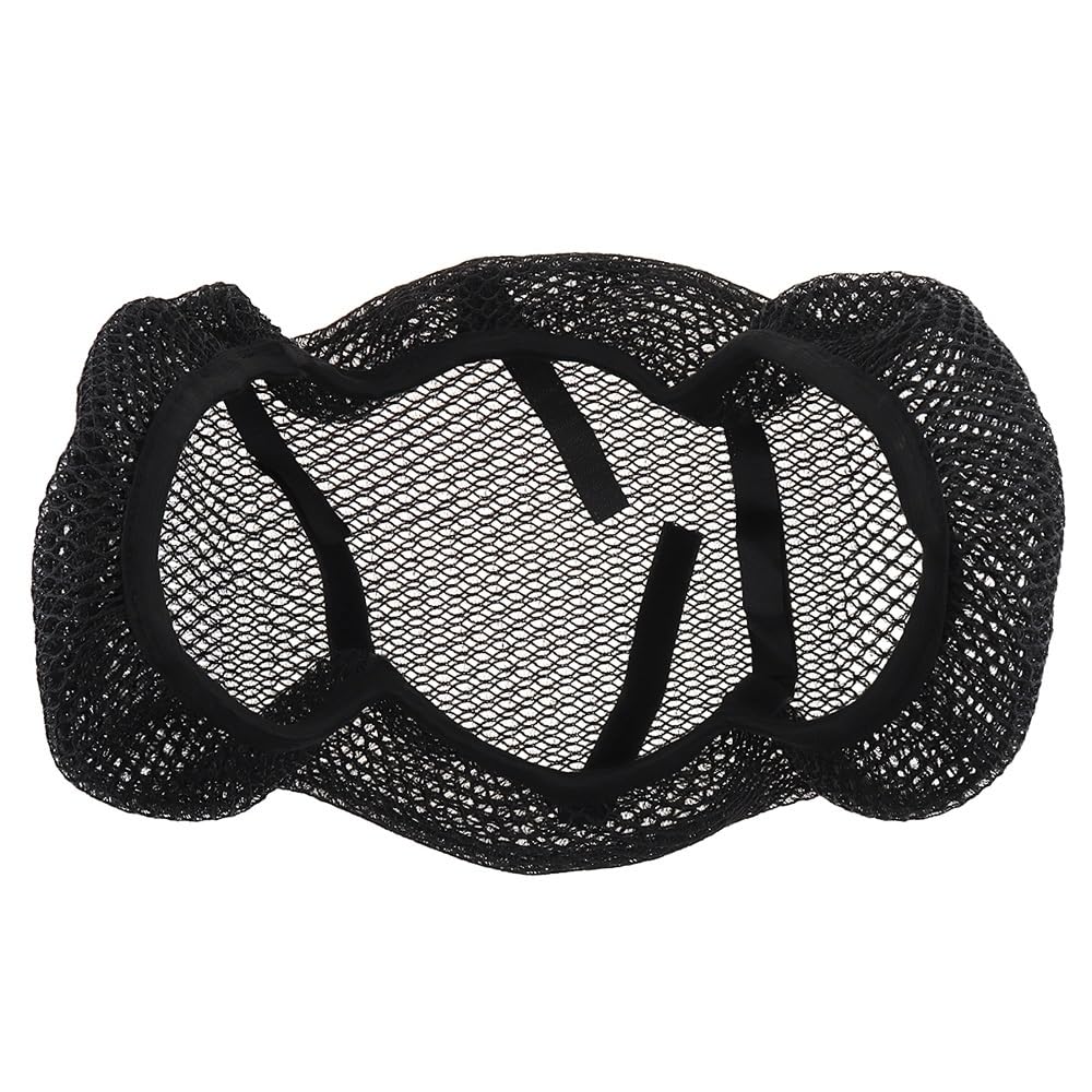 Motorrad Sitzpolsterbezug 1Pcs Schwarz Motorrad Bike Mesh Net Sitz Abdeckung Atmungsaktive Protector Motorradsitzbezug in Rot von DARDDI