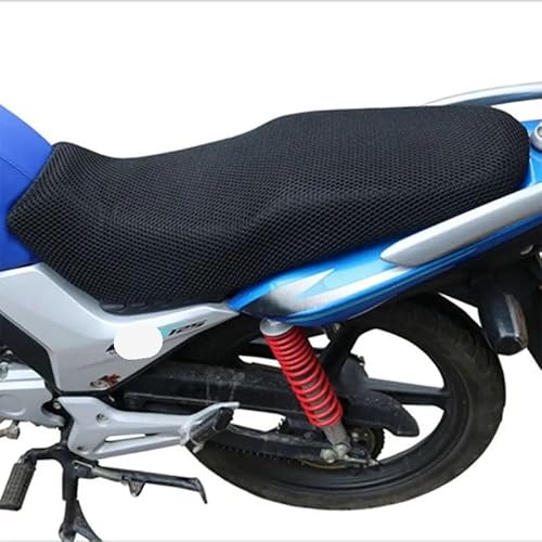 Motorrad Sitzpolsterbezug Atmungsaktive Cool Mesh Motorrad Moped Motorrad Roller Sitzbezüge Kissen Anti-Rutsch-Abdeckung Grid Schutz Pad Teile Motorradsitzbezug in Rot von DARDDI