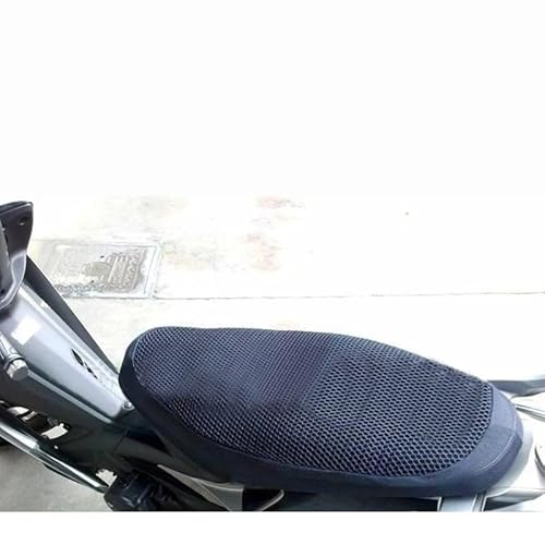 Motorrad Sitzpolsterbezug Atmungsaktive Mesh-Sitzbezug Motorrad Moped Motorrad Roller Sitzbezüge Kissen Anti-Rutsch-Zubehör Motorradsitzbezug in Rot von DARDDI