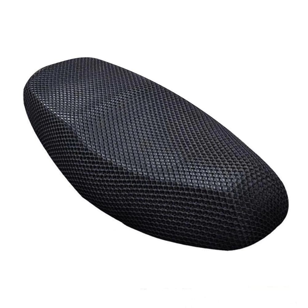 Motorrad Sitzpolsterbezug Cool Mesh Motorrad Sitzbezug Atmungsaktiv Sitzkissen Pad Schutz Abdeckung Roller Abdeckungen Anti-Rutsch Gitter Motorradsitzbezug in Rot von DARDDI