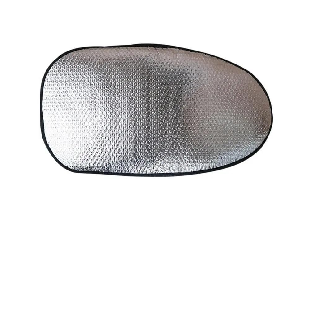 Motorrad Sitzpolsterbezug Universal Motorrad Sonnenschutz Sitzbezug Pad Sitz Roller Sonnenpolster Wärmedämmung Aluminiumfolie Sitzkissen Motorradsitzbezug in Rot von DARDDI