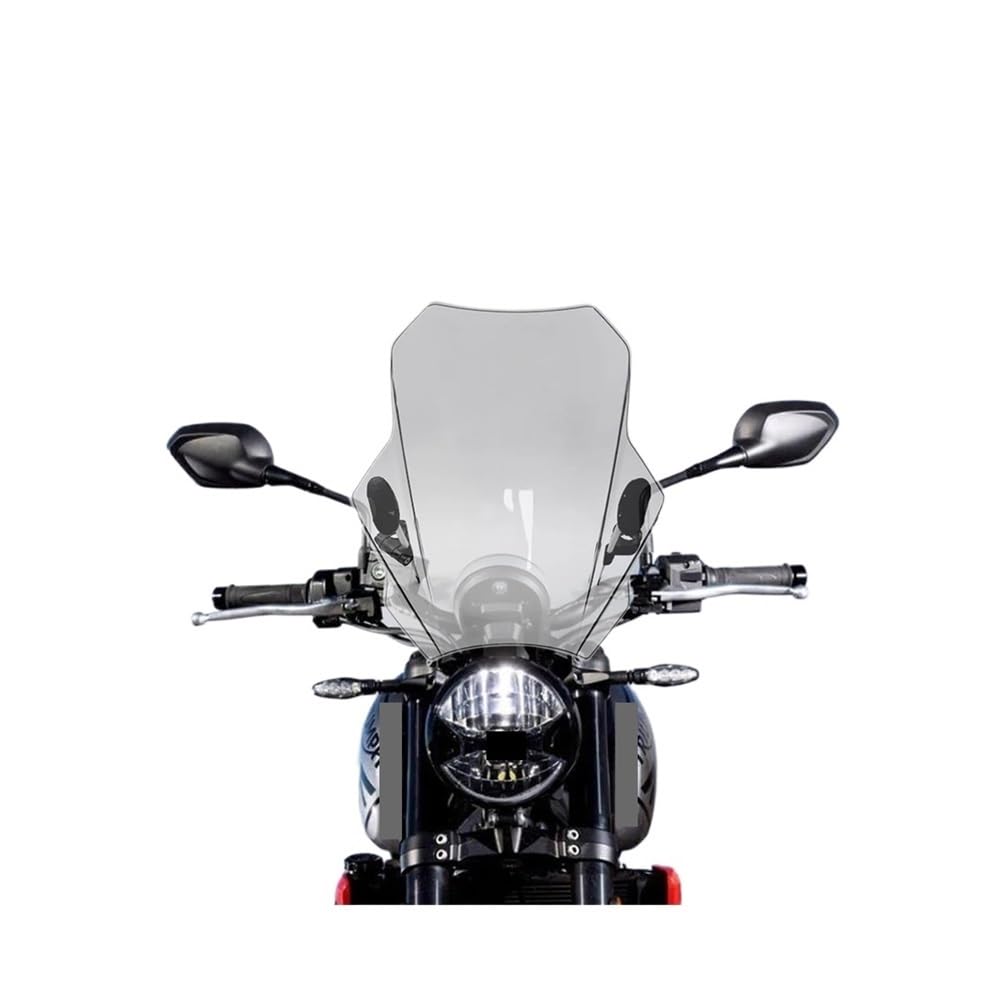 Motorrad Windabweiser Für Für Trident 660 2021 2022 Motorrad Zubehör Windschutzscheibe Windabweiser Windschutz Verkleidung Schallwand von DARDDI