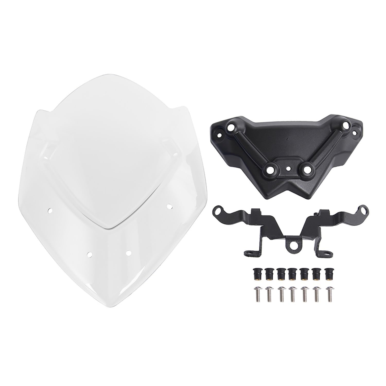 Motorrad Windabweiser Motorrad Frontscheibe Windschutz Air Deflektor Für SU&ZUKI GSX-S1000 2015-2020 Zubehör von DARDDI