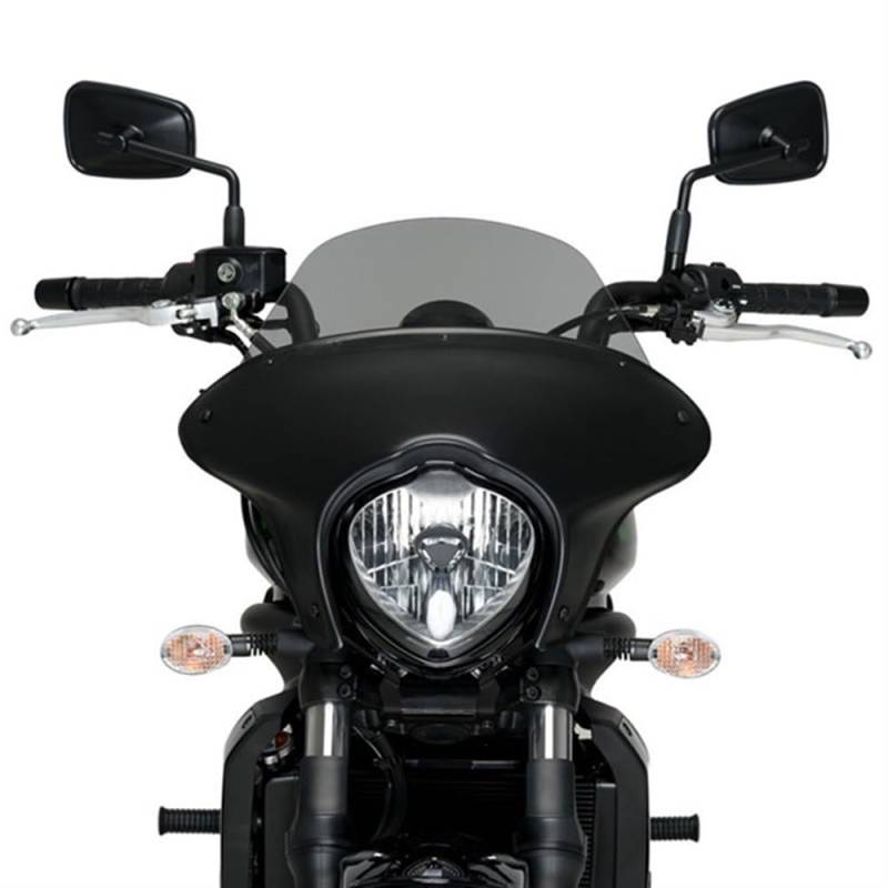 Motorrad Windabweiser Windschutzscheibe Verkleidung Windabweiser Windhaube Motorrad Teil Für Ka&wasaki S650 2015-2022 Front Windschutzscheibe von DARDDI