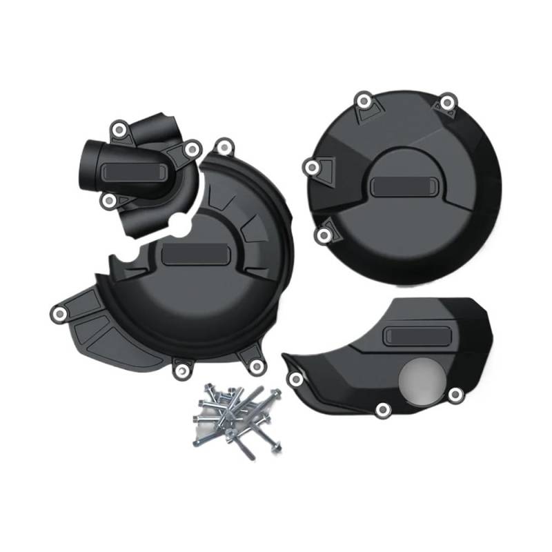 Motorschutzkasten Motorschutzabdeckung Motorrad Motor Abdeckung Schutz Set für DU&Cati für Monster 1200 1200S 2017-2021 von DARDDI