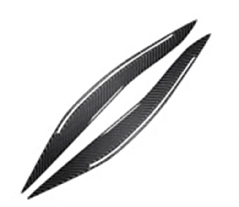 Scheinwerferabdeckung Für F10 Für 5Serie 2010-2016 Carbon Fiber Scheinwerfer Augenbrauen Augenlider Front Scheinwerfer Augenbrauen Trim Abdeckung Zubehör von DARDDI