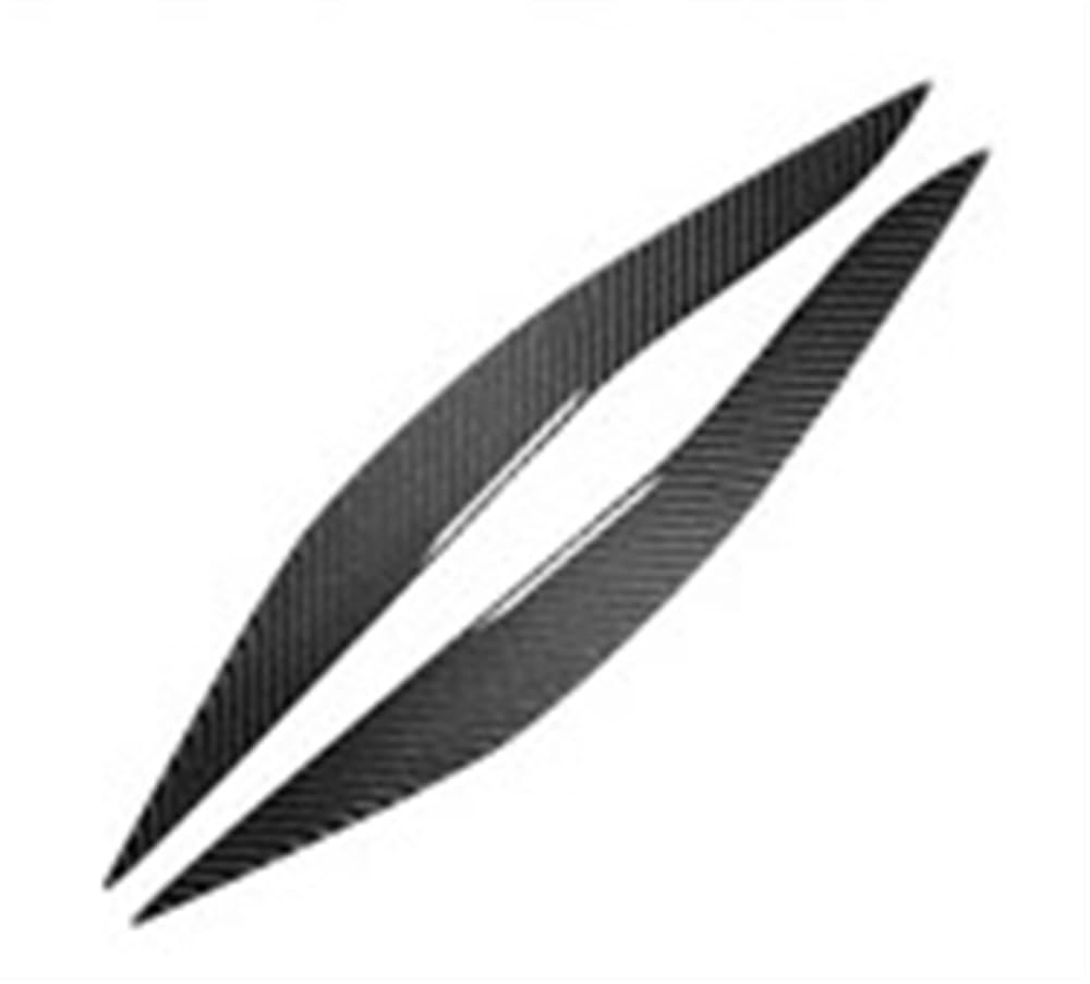 Scheinwerferabdeckung Für F10 Für 5Serie 2010-2016 Carbon Fiber Scheinwerfer Augenbrauen Augenlider Front Scheinwerfer Augenbrauen Trim Abdeckung Zubehör von DARDDI