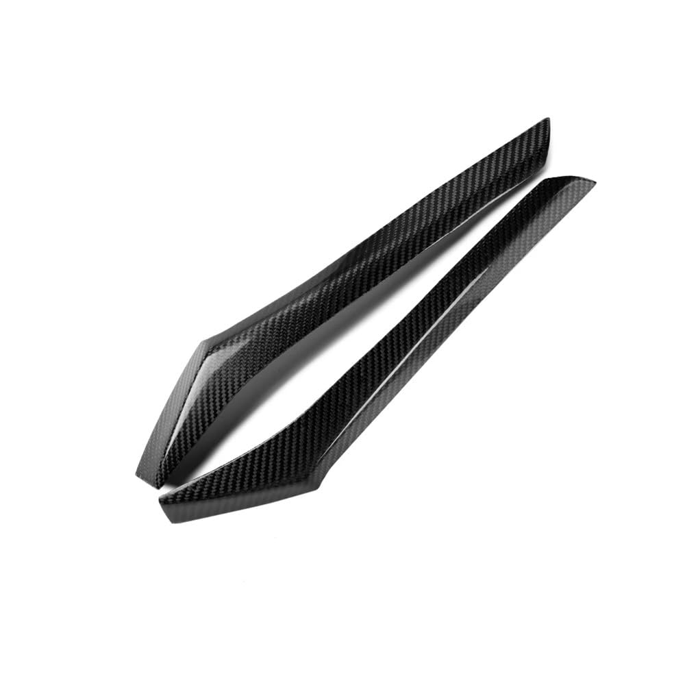 Scheinwerferabdeckung Für Fit Für Jazz 2014 2015 2016 Auto Front Scheinwerfer Augenbraue Augenlider Aufkleber Real Carbon Fiber von DARDDI