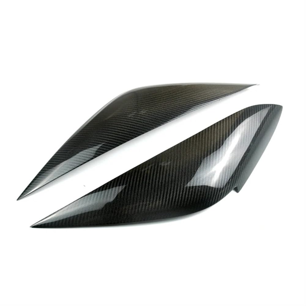 Scheinwerferabdeckung Für Fit Für Jazz 2021 2022 Real Carbon Fiber Front Scheinwerfer Lampe Abdeckung Streifen Augenbraue Trimmen Aufkleber Zubehör von DARDDI