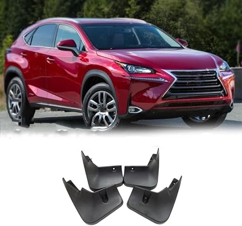 4 Stücke Schmutzfänger Spritzschutz, Für Lexus NX NX200T NX300H 2014-2016 Vorne Und Hinten Schmutzfänger, Schlamm Spritzwassergeschützte Spritzschutz Kotflügel von DASHENGFANG