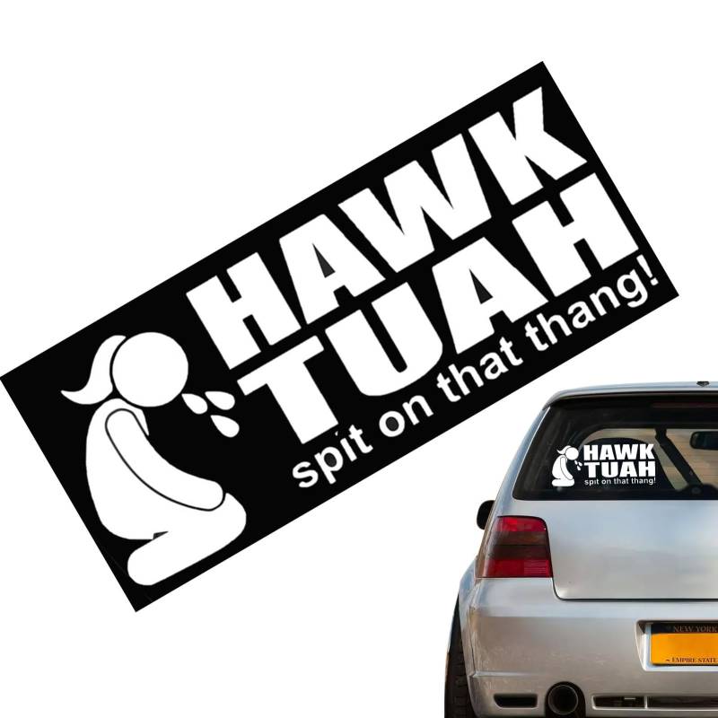 DASHIELL Lustige Autoaufkleber,Lustige Autofensteraufkleber | 5 Stück Spit On That Thang Hilarious Sticker Aufkleber,Lustiger Meme-Aufkleber, wasserfeste Autoaufkleber für Autos, LKWs, Laptops von DASHIELL