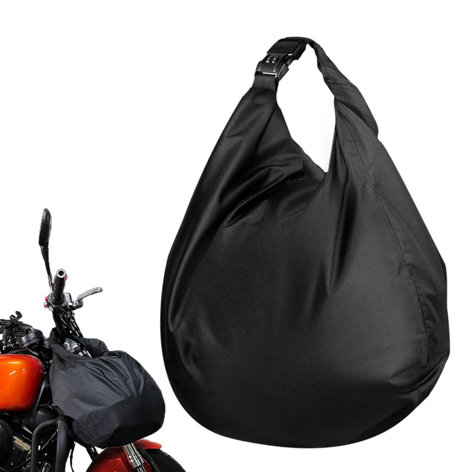 Helmtasche Motorrad Helmbeutel Wasserdichter Helmtasche Für Skihelm Fahrradhelm Reithelm Helmbeutel Helmrucksack Helmsack Tasche Mit Schloss Helmtasche Für Motorradhelm, Fahrradhelme von DASHIELL