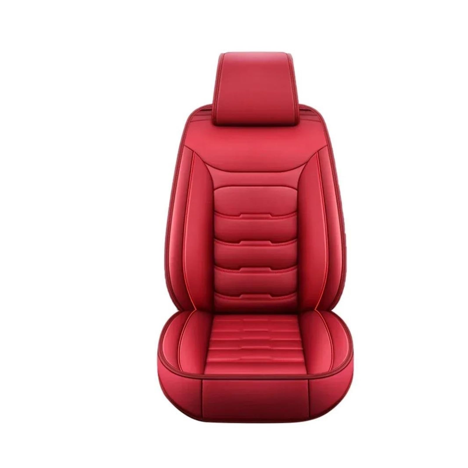 DATOUJLS Autositzbezug Mit Airbag-Schutz Für Vorne Und Hinten Geteilte Sitzbank Kompatibel Mit Den Meisten PKWs Und SUVs(1 PC Red-Front) von DATOUJLS