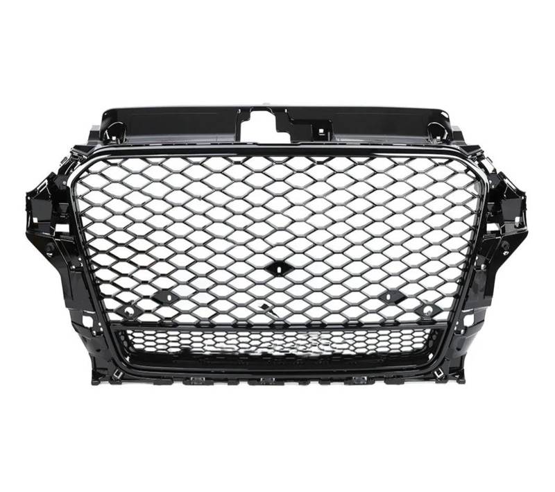 Für A3 S3 8V 2013 2014 2015 2016 Für RS3 Quattro Style Kühlergrill Chrom Vorne Sport Hex Mesh Motorhaube von DATOUJLS