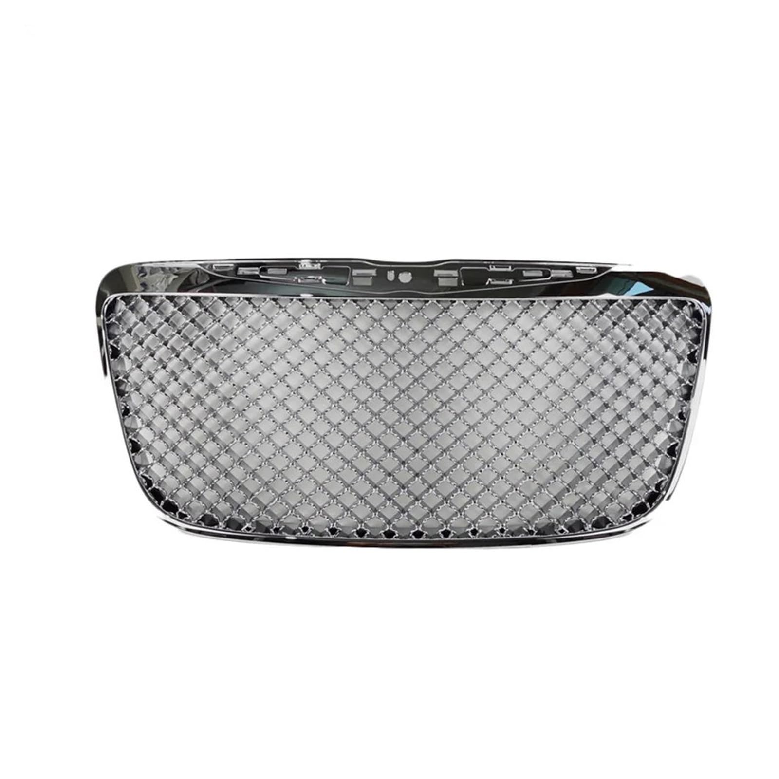 Für Chrysler 300 300C 2011-2014 Mesh-Style-Auto-Frontstoßstangengrill Vorderer Oberer Mesh-Grill Silberner Grill Renngrill von DATOUJLS