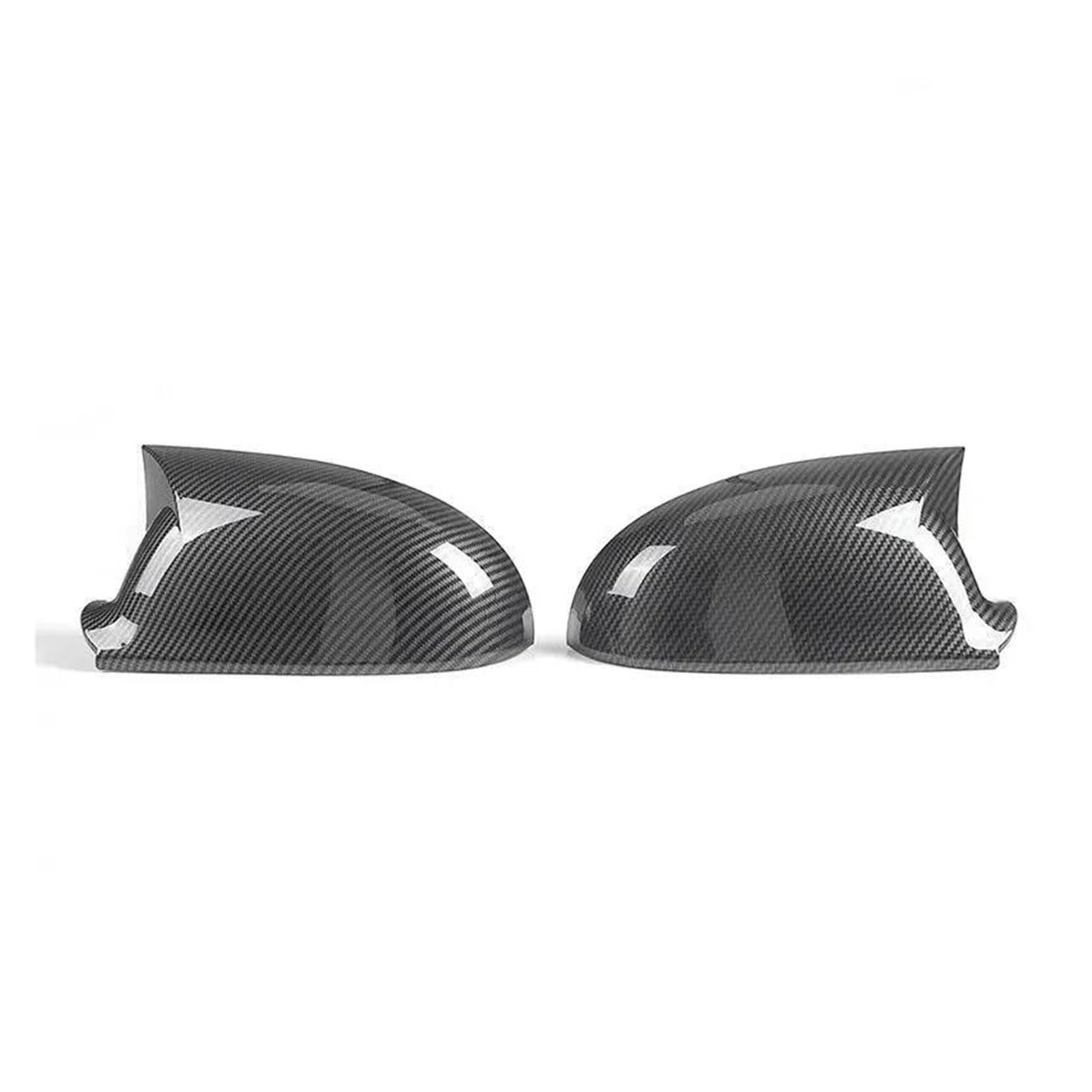 Für VW Für Golf MK5 GTI R 2003 2004 2005 2006-2009 Auto-Rückspiegelabdeckung Aufkleber Flügelkappe Außentürverkleidung(Kohlenstoff) von DATOUJLS