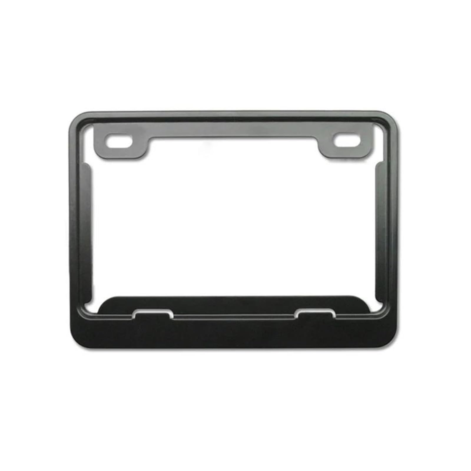 License Plate Holders Frame Motorcycle License Plate Frames Universal Aluminum License Plate Holder Motorrad-Nummernschildhalter(Schwarz,A) von DATOUJLS