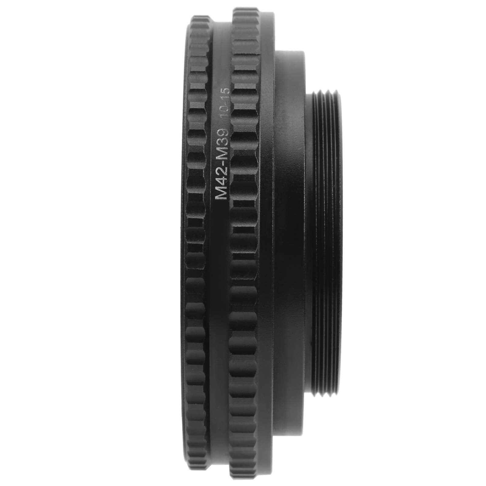 M42 Objektiv auf M39 Kamera einstellbarer fokussierender Helicoid Ringadapter, 10-15 mm/0,4-0,6 Zoll Fokussierbereich, 5 mm/0,2 Zoll einstellbarer Abstand, für Objektiv Buchsenanschluss M39 Gewindehal von DAUERHAFT