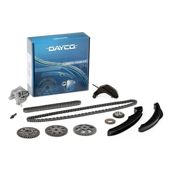 DAYCO Steuerkettensatz VW,AUDI,SKODA KTC1063 03C109158AS2,03E115225S3 von DAYCO