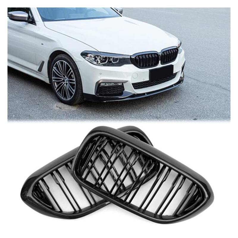 Auto-Kühlergrill, kompatibel mit BMW 5 Series G30 G31 G38 530i 540i 2017-2019, Frontstoßstange Zubehör von DAYKET