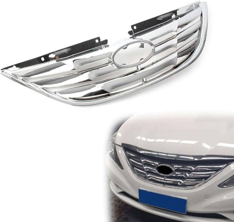 Auto-Kühlergrill, kompatibel mit Hyundai Sonata 2011-2013, Frontstoßstange Zubehör von DAYKET