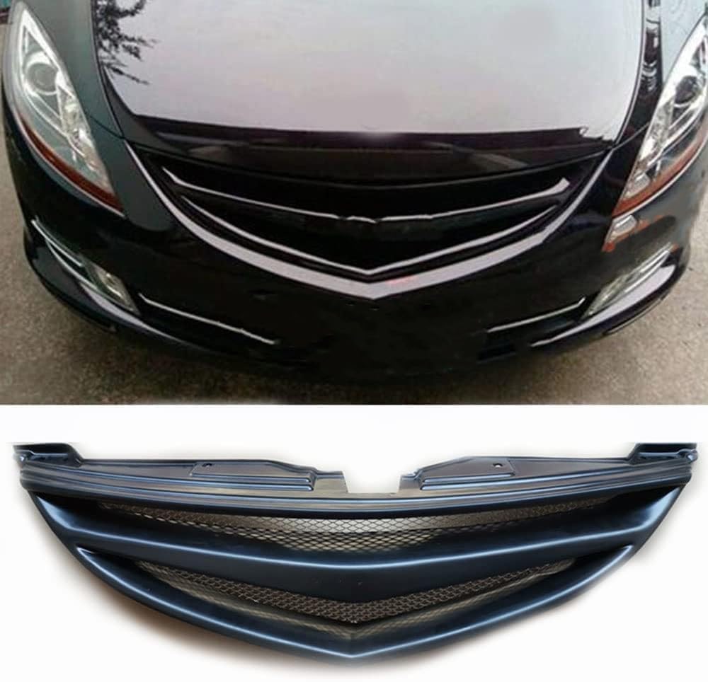 Auto-Kühlergrill, kompatibel mit Mazda 6 M6 2009-2013, Frontstoßstange Zubehör von DAYKET