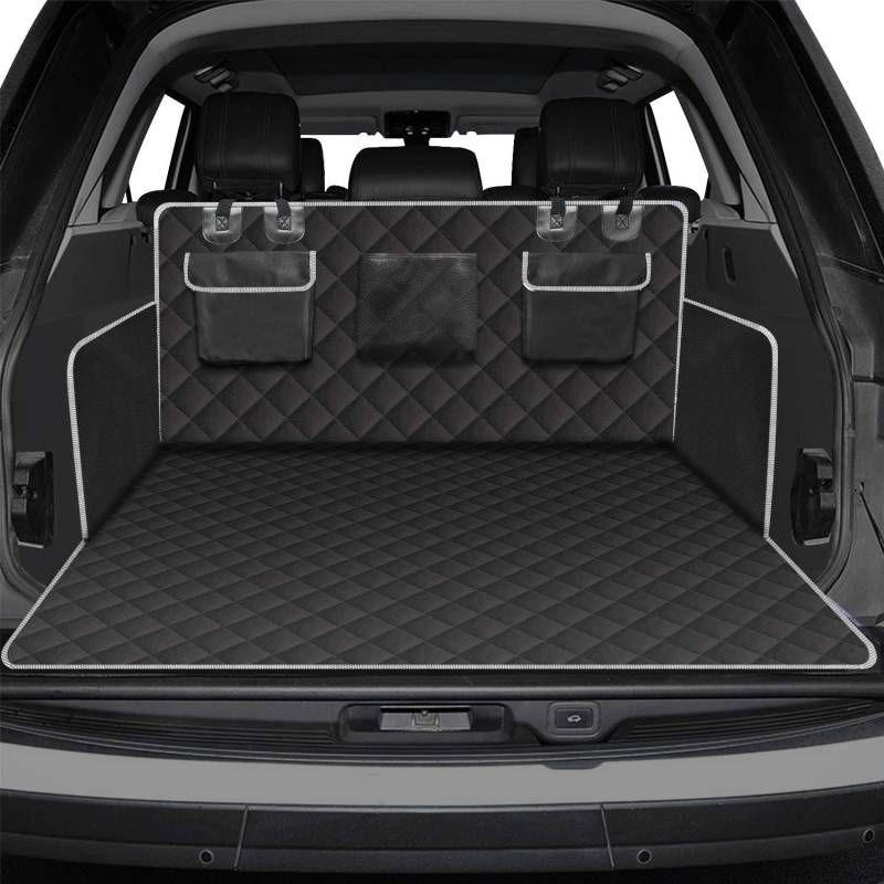 DAYKET Auto Kofferraum Schutzmatte, Für Audi Q7 Wasserdicht Antirutsch Kratzfest Kofferraum Schutzmatte für Hunde Auto Zubehör von DAYKET