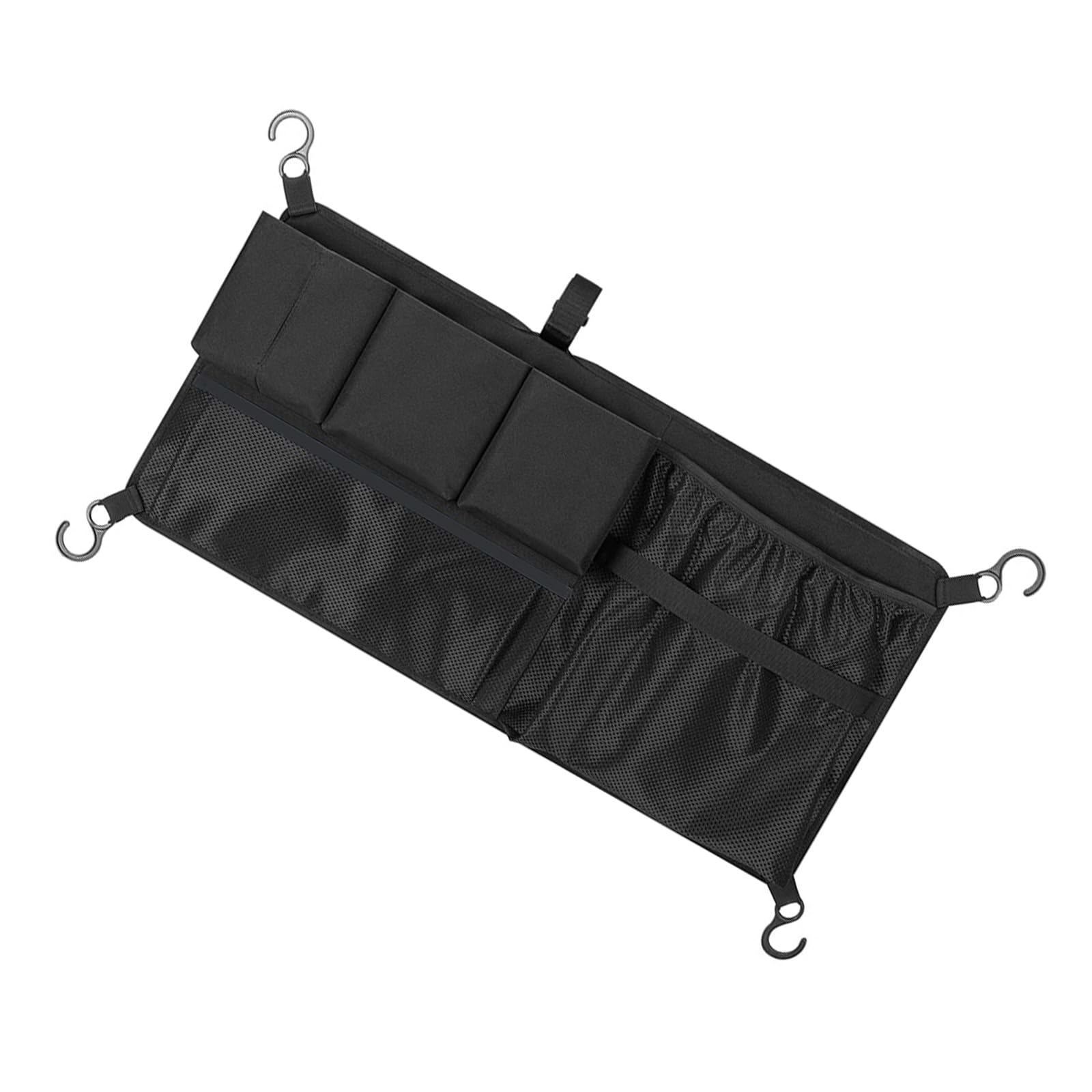 Große Kapazität Wagons Cargo Net Organizer Mesh Cargo Storage Bag Wagons Zubehör mit Sortiertasche Schwarz von DAYnagh