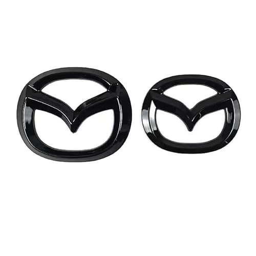 Auto Emblem für Mazda ATENZA 2016, Logo Abzeichen Aufkleber ABS Wasserdicht für Frontgrill Motorhauben Kofferraum Logo Emblem Auto Exterieur Dekoration Modifizierte Zubehör,B von DAliusha