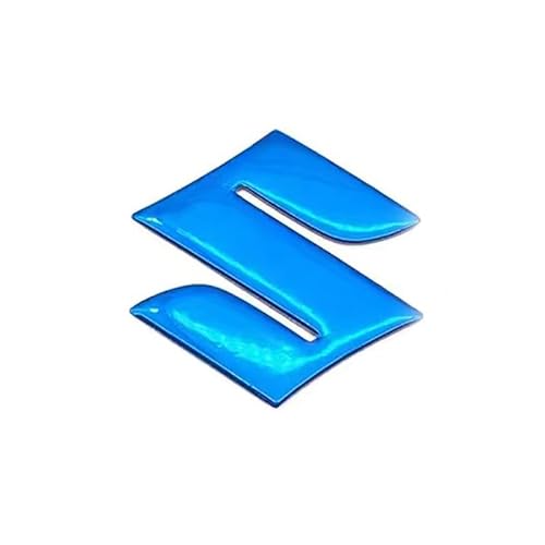 Auto Emblem für Suzuki Kizashi 2009-2016, Logo Abzeichen Aufkleber ABS Wasserdicht für Frontgrill Motorhauben Kofferraum Logo Emblem Auto Exterieur Dekoration Modifizierte Zubehör,Blue von DAliusha