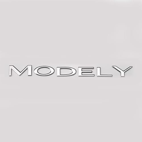 Auto Emblem für Tesla Model X 2015-2023, Logo Abzeichen Aufkleber ABS Wasserdicht für Frontgrill Motorhauben Kofferraum Logo Emblem Auto Exterieur Dekoration Modifizierte Zubehör,D von DAliusha