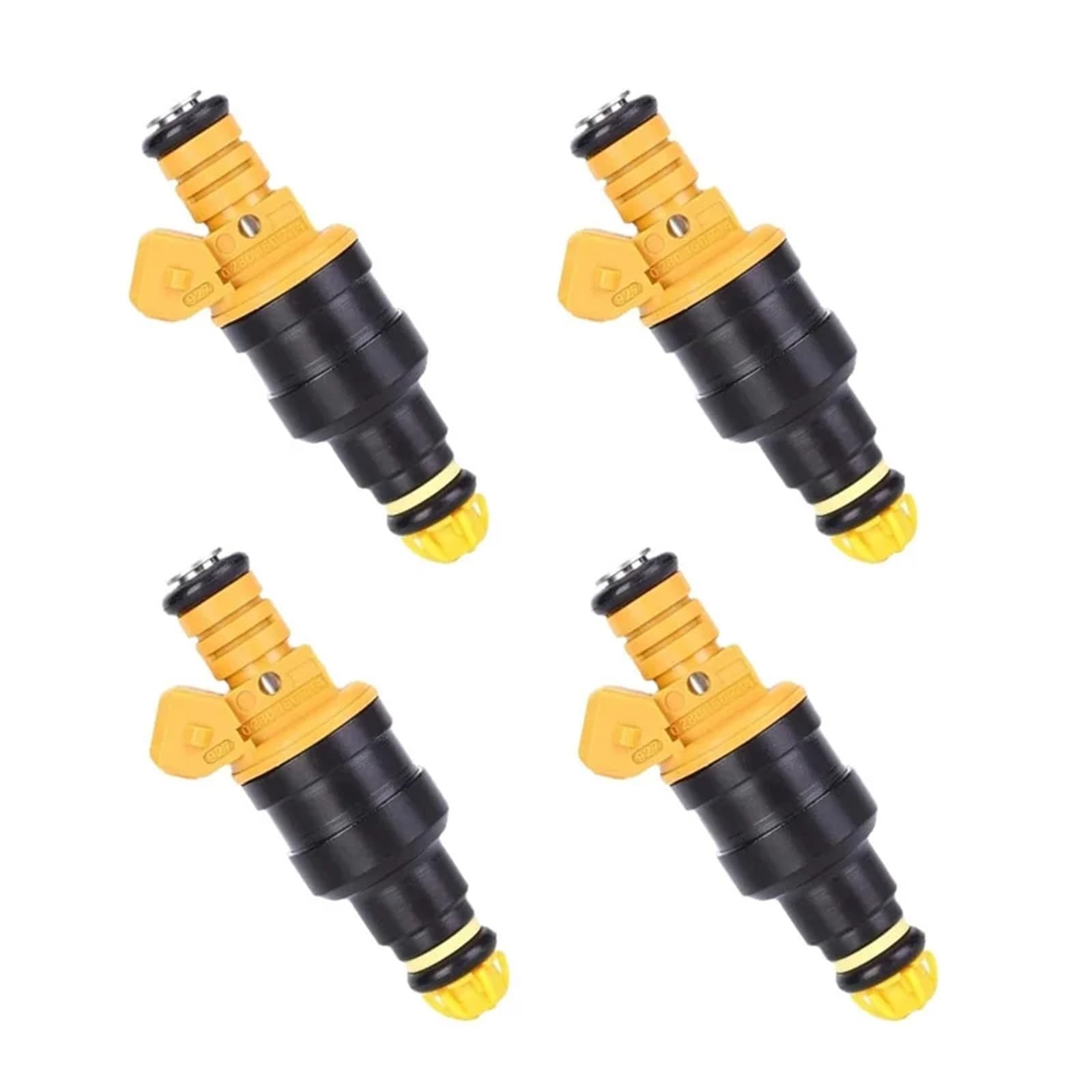 Einspritzdüsen Kraftstoffeinspritzdüse 4 PCS Kraftstoff Injektor Düse Für E23 E24 E28 E30 E32 E34 E36 318i 535i Auto Motor Systeme Injektion Ventile OEM 0280150714 von DBBPVPLFC