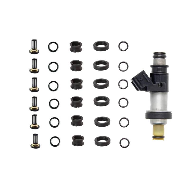 Einspritzdüsen Kraftstoffeinspritzdüse 6sets Großhandel Kraftstoff Injektor Reparatur Kit & Service Kit Für Odyssey 1998#06164-P8E-A00 06164 PCC-000 von DBBPVPLFC