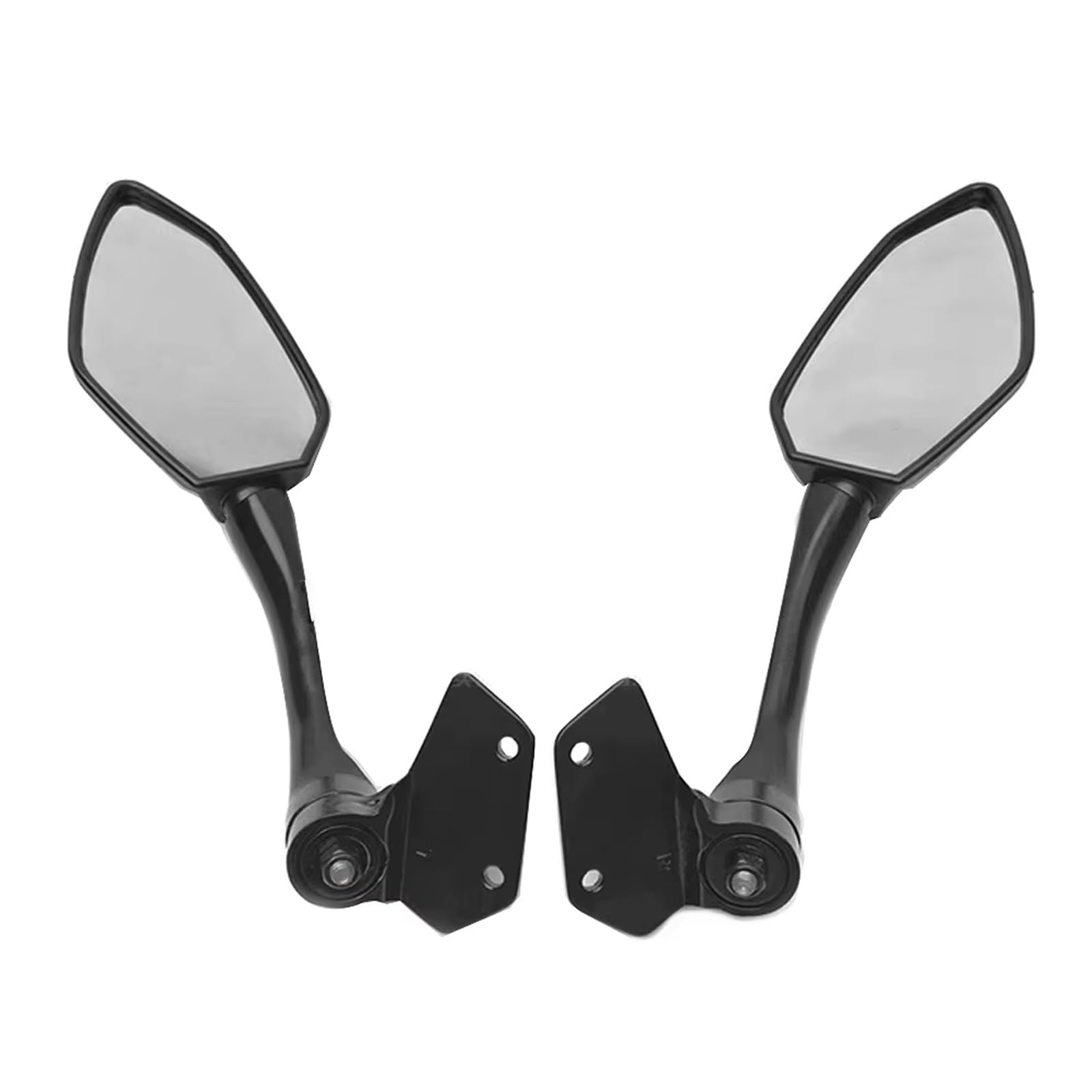 Für Cfmoto Für 250SR Für 300SR Für CF250-6/6A Motorrad Links Und Rechts Umkehr Spiegel Reflektor Rückseitenspiegel Motorrad Rückspiegel(White Glass) von DBBPVPLFC