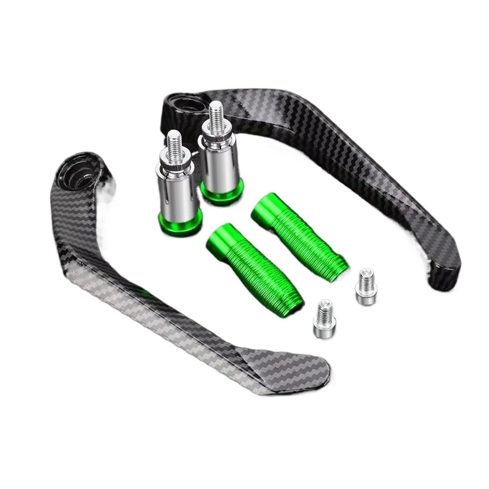 Handschützer FÜR CB300F FÜR CB 300F FÜR CBF300 2014-2024 Motorrad Handschutz 22mm Lenker Griffe Schutzfolie Lenker Handschutz(Green) von DBBPVPLFC