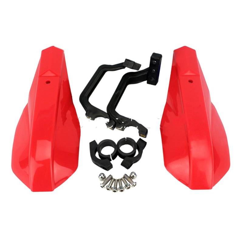 Handschützer Für 22mm 7/8" Motorrad Universal Handschutz Windschutzscheibe Lenker Griffschutz Lenker Handschutz(Red) von DBBPVPLFC