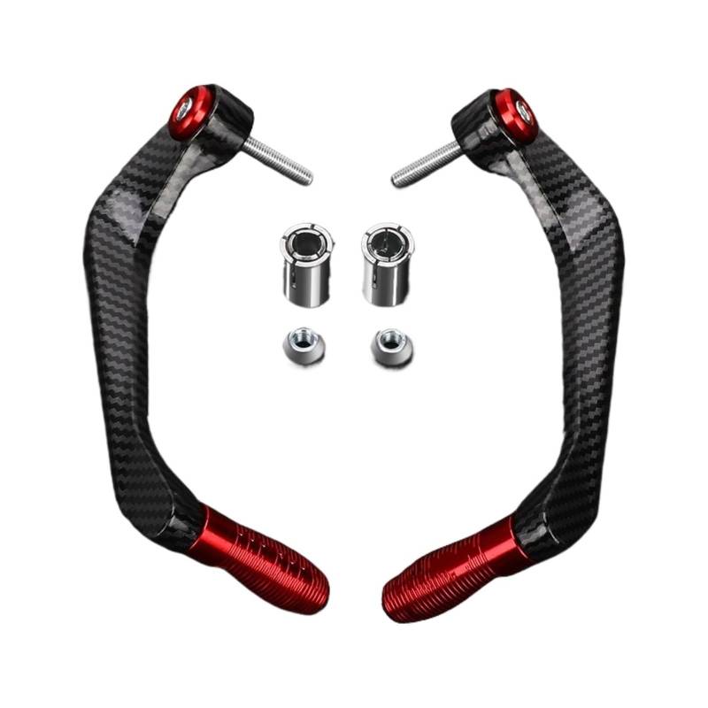 Handschützer Für Aprilia Für RS4 Für RS125 Für RS50 Für RS 125 50 1999-2022 2024 Motorrad Handschutz 22mm Lenker Griffe Schutzfolie Lenker Handschutz(Red) von DBBPVPLFC