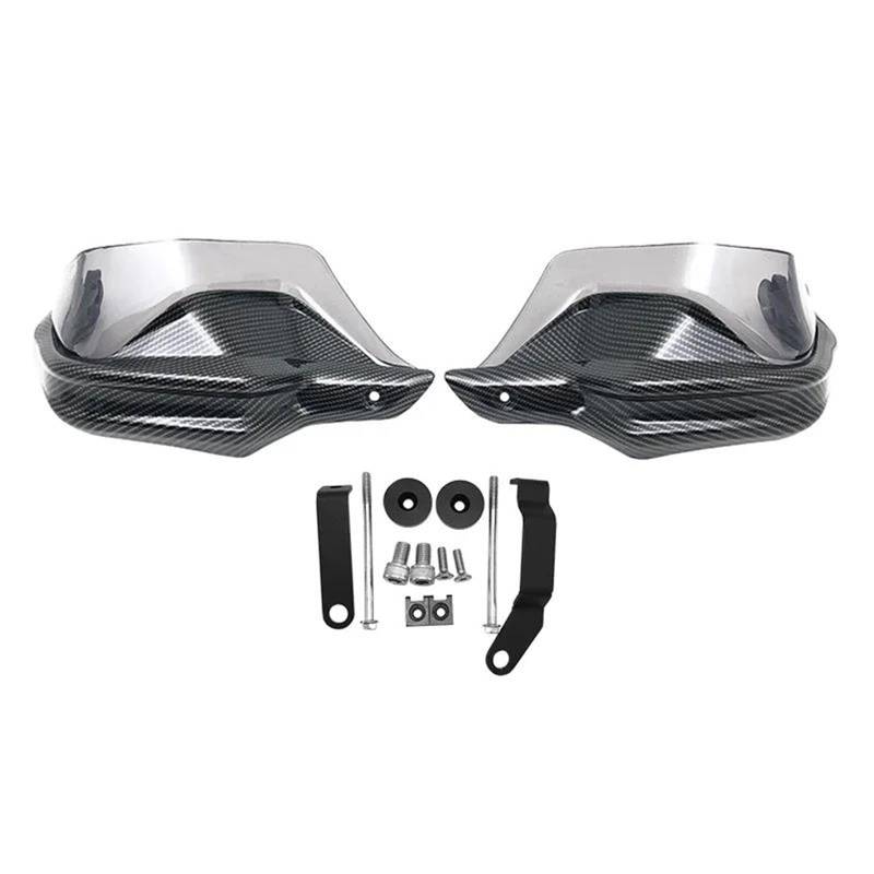 Handschützer Für CFMOTO Für 400GT Für 650GT Für 650 GT Für 400 GT Motorradlenker Handschützer Windschutz Lenker Handschutz(Carbon Grey Set) von DBBPVPLFC