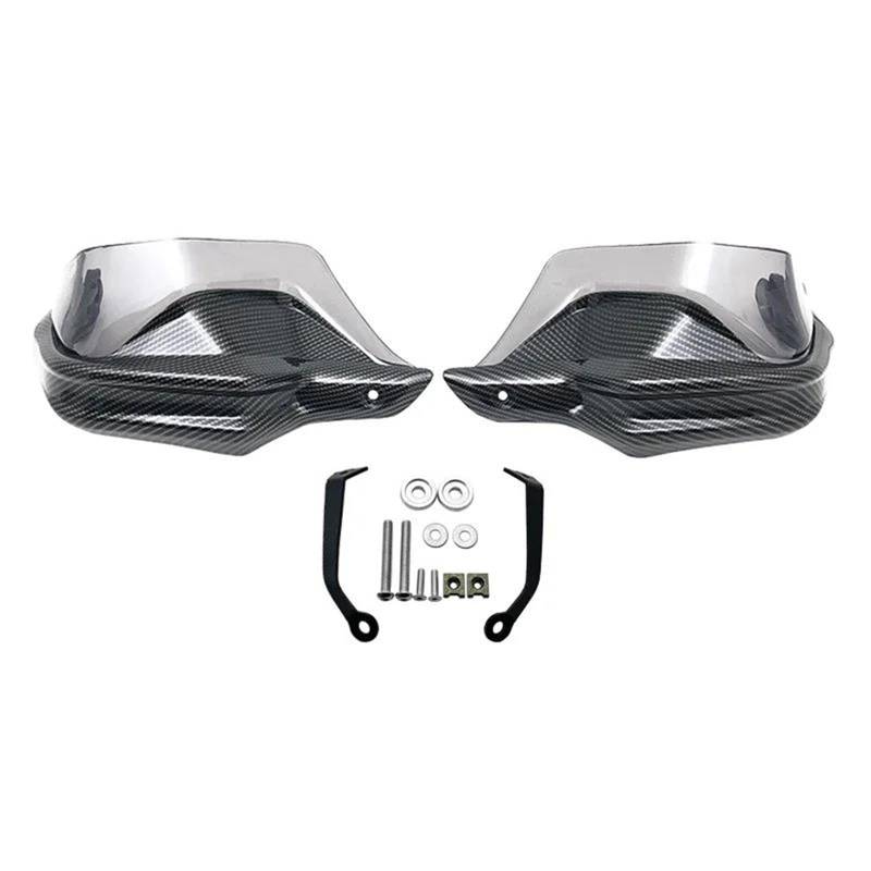 Handschützer Für CFMOTO Für 400GT Für 650GT Für 800MT Für 650MT Für 400MT Motorradlenker Handschützer Windschutz Lenker Handschutz(Carbon Grey Set) von DBBPVPLFC