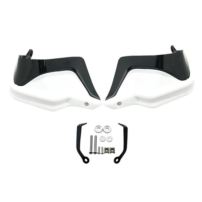 Handschützer Für CFMOTO Für 400GT Für 650GT Für 800MT Für 650MT Für 400MT Motorradlenker Handschützer Windschutz Lenker Handschutz(White Black Set) von DBBPVPLFC