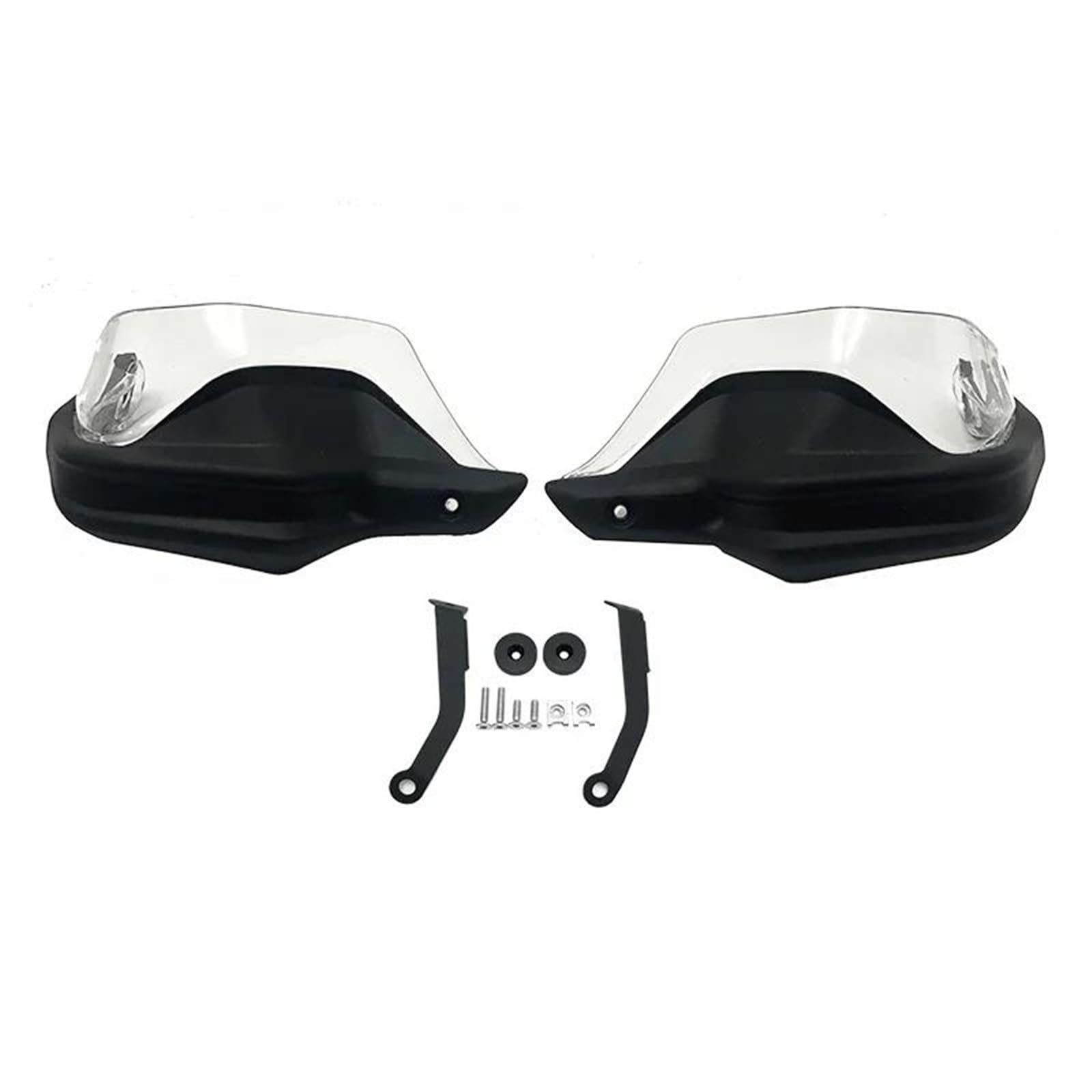 Handschützer Für Für Tenere 700 Für Tenere700 Für Xtz 700 Für T7 2019 2020 2021 2022 2023 Motorrad Lenker Hand Guards Wind Protector Lenker Handschutz(Black Clear Set) von DBBPVPLFC