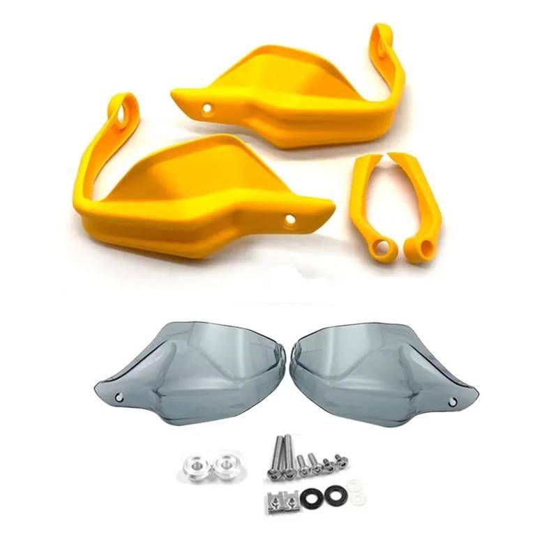 Handschützer Für G310GS Für G310R Für G 310 GS 2017 2018 2019 2020 2021 Motorrad Winddicht Schild Lenker Handprotektoren Lenker Handschutz(Yellow Smoke-Set) von DBBPVPLFC