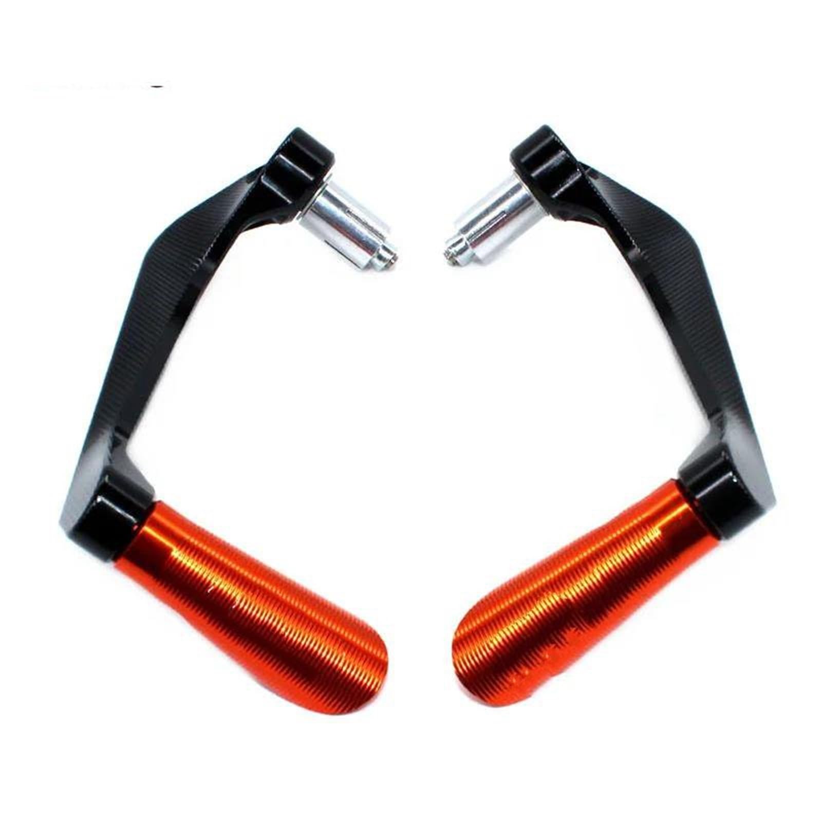 Handschützer Für Piaggio Für MP3 250 300 500 Motorrad Bremse Kupplung Hebel Griffe Schutz Zubehör Lenker Handschutz(Orange) von DBBPVPLFC