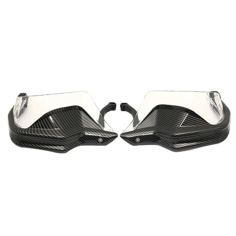 Handschützer Für R1250GS Für R1200GS Für R 1200 GS Für ADV Für F800GS Abenteuer Für S1000XR Für F900XR Motorrad Wind Schild Hand Guards Abdeckung Lenker Handschutz(Carbon-Clear) von DBBPVPLFC