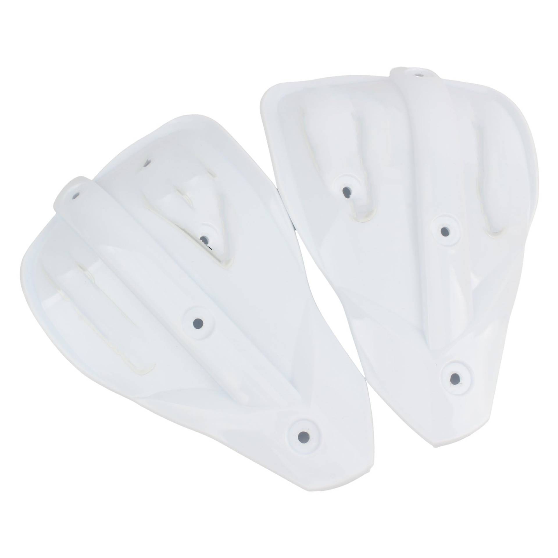 Handschützer Universelle Handprotektoren Teile Handabdeckungsschutz FÜR Dirt Bike ATV Motorrad Lenker Handschutz(White) von DBBPVPLFC