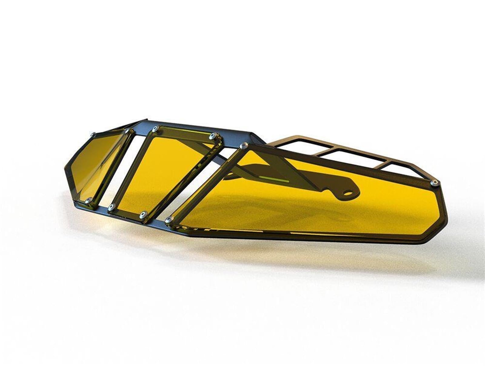 Scheinwerfergitter Für Aprilia Für Tuareg 660 2021 2022 2023 Motorrad Scheinwerfer Schutz Protector Kopf Licht Kühlergrill Abdeckung Motorbike Front Headlights(Yellow) von DBBPVPLFC