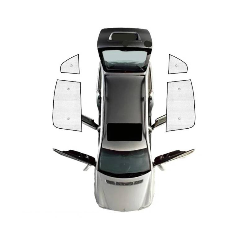 Sonnenblenden Für Nissan Für Qashqai Für J10 2007 2008 2009 2010 2011 2012 2013 Auto-Vollfenster-Sonnenschutzabdeckung Sonnenschutz Auto(Rear Windows) von DBBPVPLFC