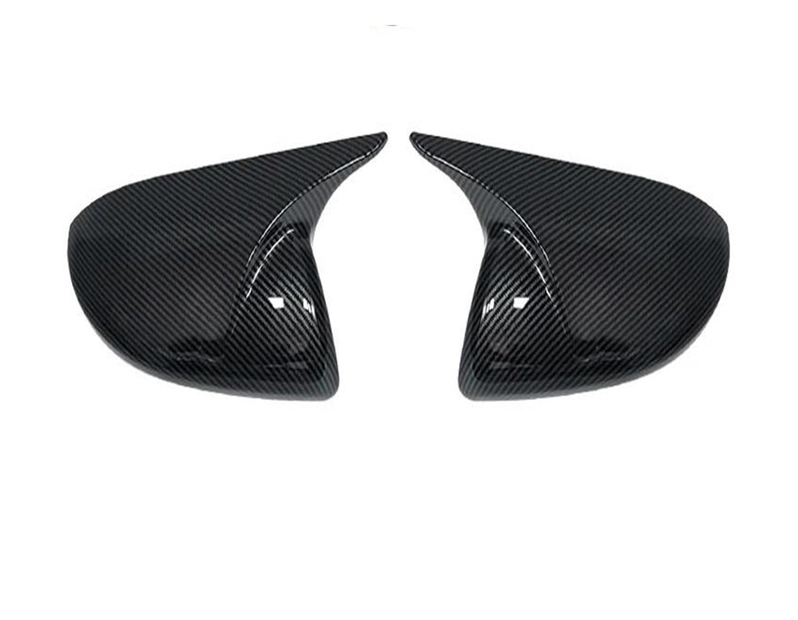 Spiegelkappen Für Mazda 3 Für Mazda 2 Seite Rückspiegel Abdeckung Flügel Spiegel Kappe Seitenspiegelkappe(Carbon fiber pattern) von DBBPVPLFC