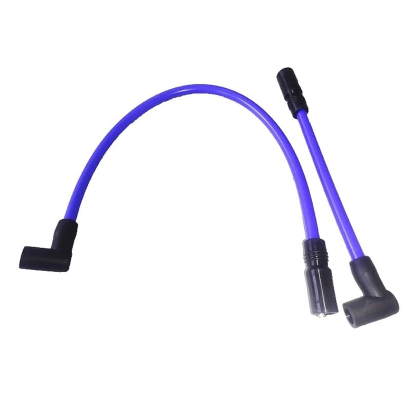 Zündspule Für Big Twin 1999-2019 2 Stück 10,4mm 10mm Motorrad Draht wasserdichte Zündung Kabel Drähte Encendido Motocicleta(Blue) von DBBPVPLFC