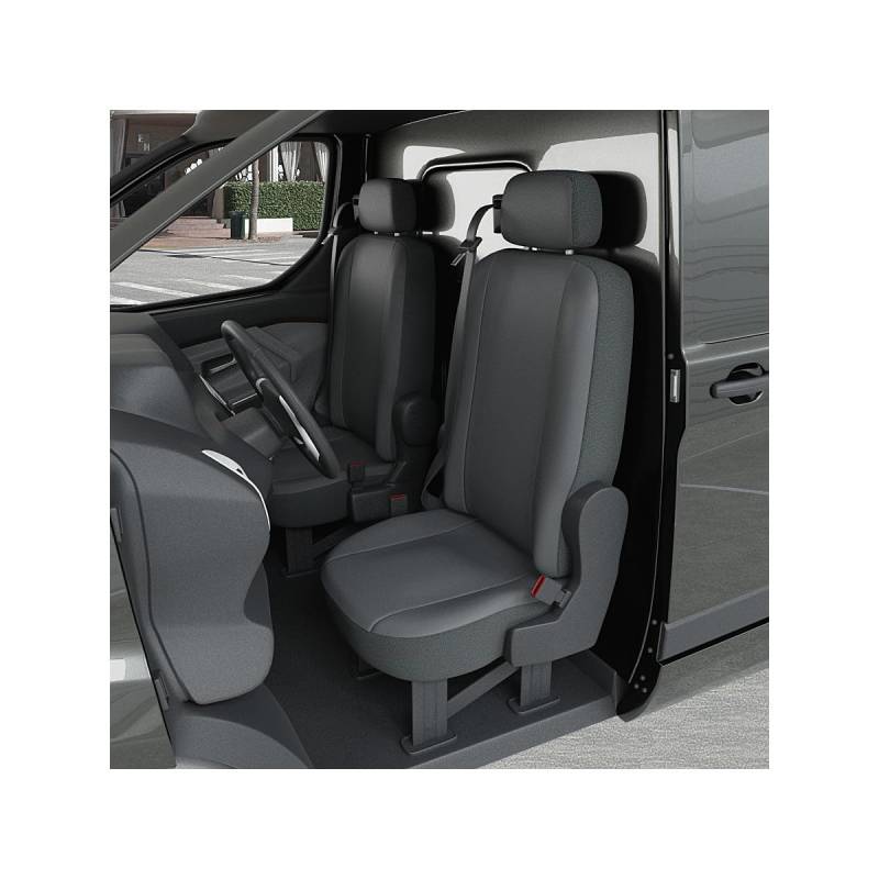 DBS 1013168 Sitzbezug für Auto/Nutzfahrzeuge, Leder, passgenau für Airbag-Isofix-1013168 von DBS